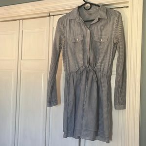 Gap blue shirt-dress